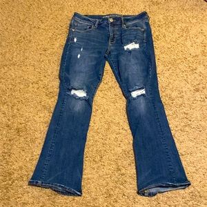 American Eagle skinny kick size 10 short low rise, women’s jeans